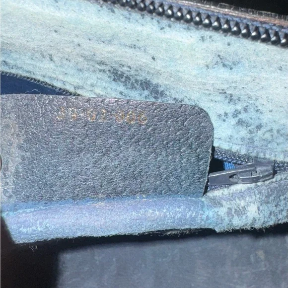 Vintage Gucci Monogram Boston Bag Satchel - Navy Blue - $500 obo - Picture 8 of 8